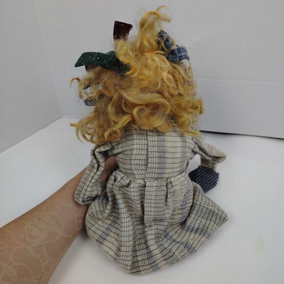 OOAK 1999 “Mary Sunshine” by Dianne Adam – Signed Handmade Folk Art Doll 22" - Picture 10 of 14